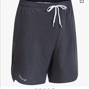 Mesh lining design--mens swim shorts with mesh lining.